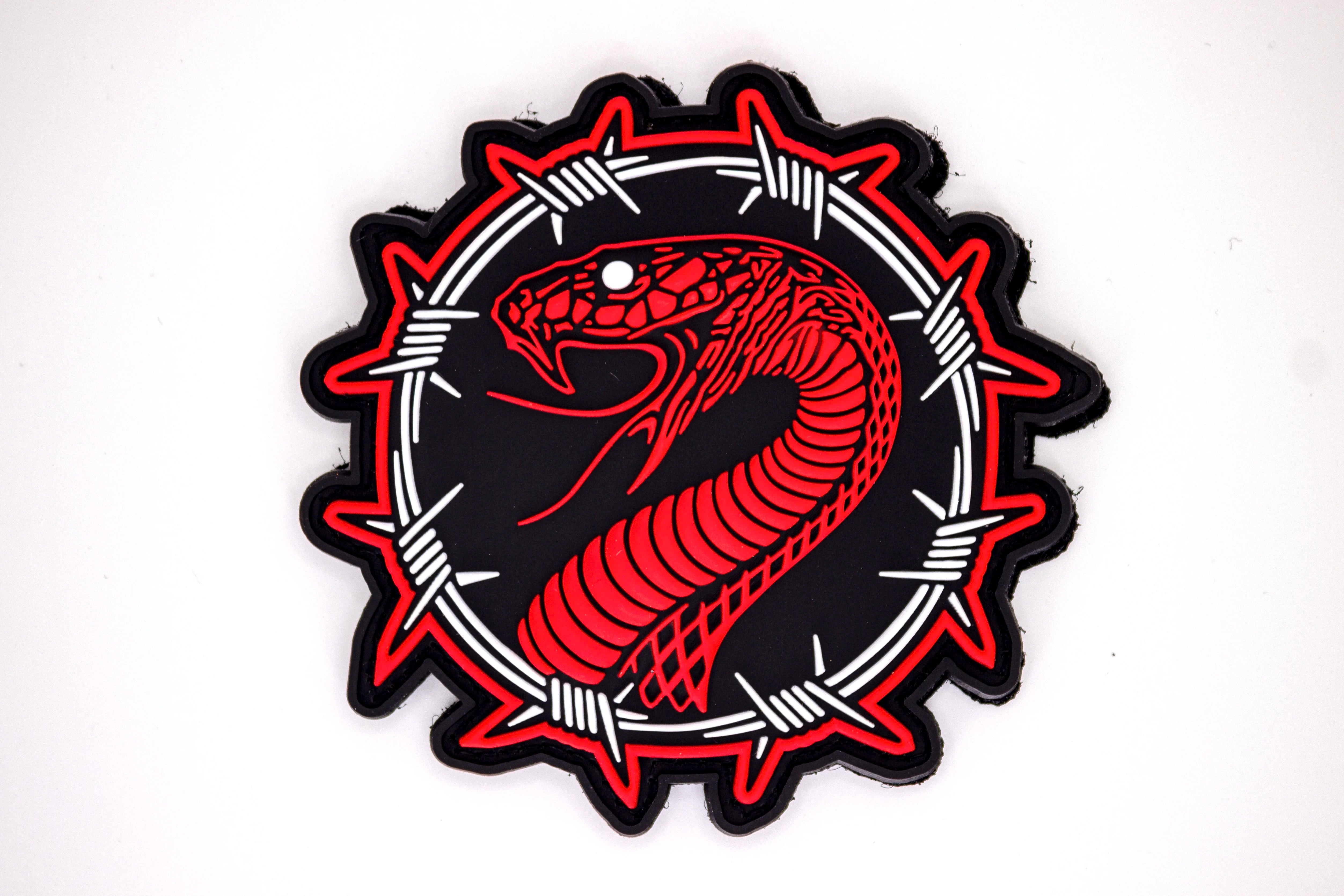 Red Serpent PVC patch