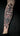 illustrative tiger tattoo in a blackwork style