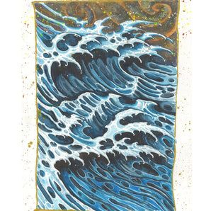 The Wave Artprint by Fernando Joergensen 