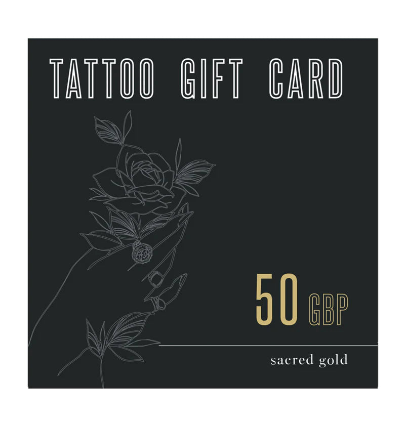 Tattoo gift card Sacred Gold  £50