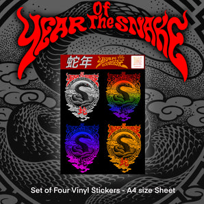 Year of the Snake Sticker Set