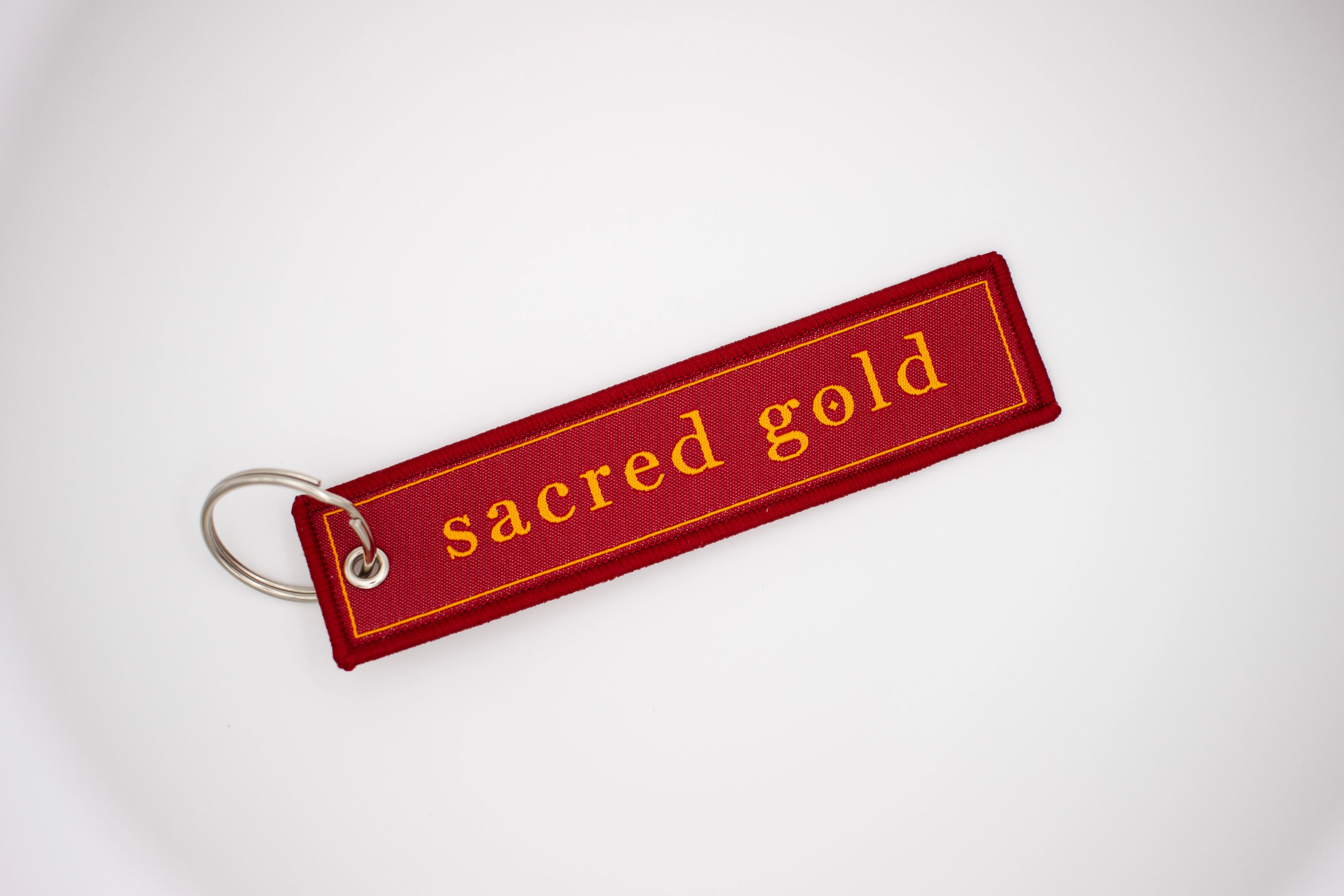 Red version Sacred Gold keyring