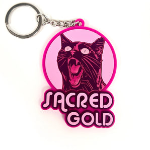 Sacred Cat Key Rings