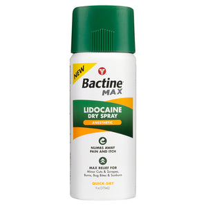 Bactine MAX Pain Relieving Dry Spray