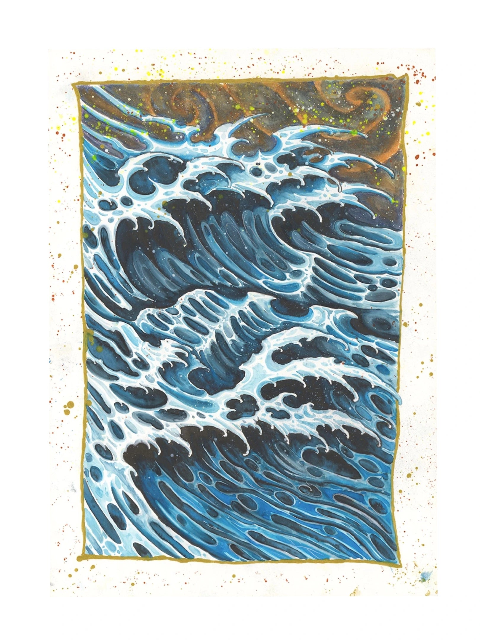 The Wave Artprint by Fernando Joergensen 