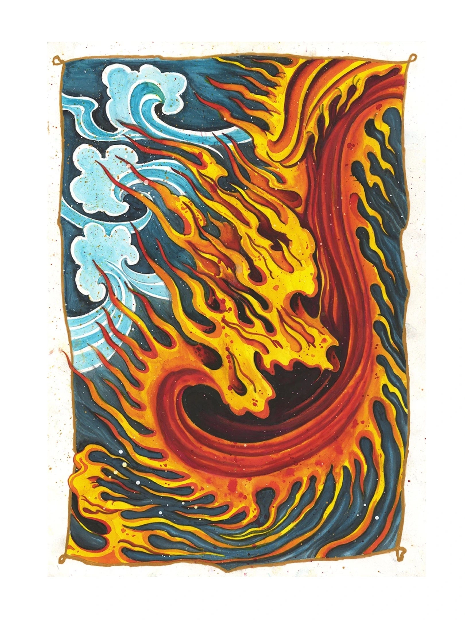 The Fire ArtPrint by Fernando Joergensen 