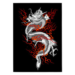 RYUU dragon print by Joao Bosco 